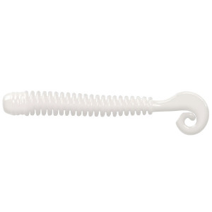 Мягк.приманки LureMax CHEEKY WORM 2,5''/6,25см, LSCW25-009 White UV (10 шт.)