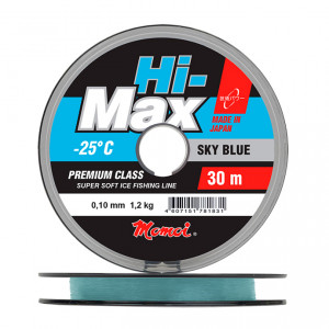 Momoi Hi-Max Sky Blue, 30 м, голубая (0,10 мм, 1,2..