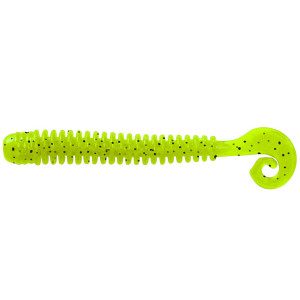 Мягк.приманки LureMax CHEEKY WORM 2,5''/6,25см, LSCW25-002 Lime pepper (10 шт.)